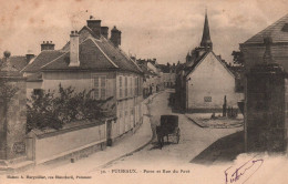 Puiseaux - Porte Et Rue Du Pavé - Attelage - Puiseaux