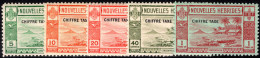 French New Hebrides 1938 Postage Due Set Lightly Mounted Mint. - Unused Stamps