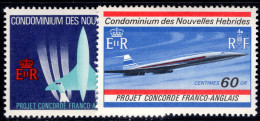 French New Hebrides 1968 Anglo-French Concorde Project Lightly Mounted Mint. - Neufs