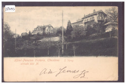 DISTRICT DE LAVAUX - CHEXBRES - HOTEL VICTORIA - B ( PETIT PLI D'ANGLE ) - Chexbres