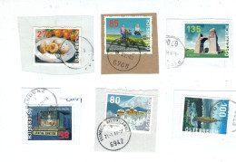 Dispenser-Marken Marillenknödel - Würstelstand - Pyramidenkogel - Semmering - Weinvierteldraisine - Carnuntum - Used Stamps