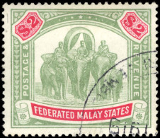 Federated Malaya States 1904-34 $2 Indistinct Wmk But Chalky Paper Unmounted Mint. - Federated Malay States