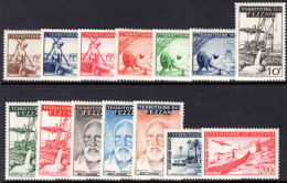 Fezzan 1951 Set Fine Lightly Mounted Mint. - Ungebraucht