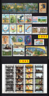 SAN MARINO 1995 Annata COMPLETA 30 Fbolli + 1 Foglietto Valori Nuovi **/MNH - Années Complètes