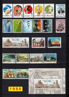 SAN MARINO 1996 Annata COMPLETA  22 Fbolli + 3 Foglietti + 1 Libretto Valori Nuovi **/MNH - Volledig Jaar