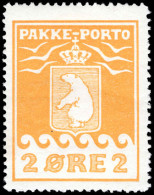 Greenland 1915-37 2ø  Yellow Thiele Unmounted Mint. - Neufs