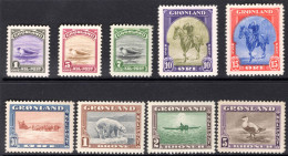 Greenland 1945 London Set Fine Unmounted Mint. - Nuevos