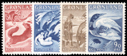 Greenland 1957-69 Greenland Legends Unmounted Mint. - Unused Stamps