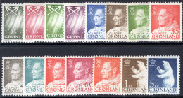 Greenland 1963-68 Part Set Unmounted Mint. - Unused Stamps