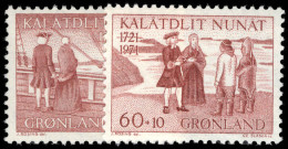 Greenland 1971 250th Anniversary Of Hans Egede's Arrival In Greenland Unmounted Mint. - Neufs