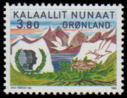 Greenland 1985 Youth Year Unmounted Mint. - Unused Stamps