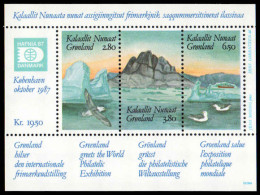 Greenland 1987 Hafnia Souvenir Sheet Unmounted Mint. - Neufs