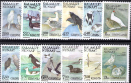 Greenland 1987-90 Birds Unmounted Mint. - Nuovi