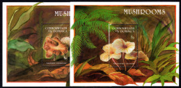 Dominica 1994 Fungi Souvenir Sheet Set Unmounted Mint. - Dominica (...-1978)