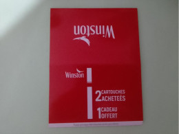 Emballage Pour Cadeau 2 Cartouches Cigarettes WINSTON - Werbeartikel