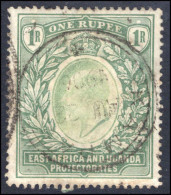 East Africa And Uganda 1903-04 1r Green Fine Used. - Protectorados De África Oriental Y Uganda