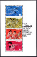 Antigua 1976 Olympic Games Souvenir Sheet Unmounted Mint. - 1960-1981 Autonomía Interna