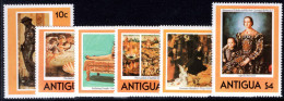 Antigua 1980 Famous Works Of Art Unmounted Mint. - 1960-1981 Autonomía Interna