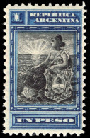 Argentina 1899-1903 1p Black And Deep Blue Perf 11½c Fine Unmounted Mint. - Unused Stamps