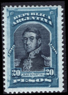 Argentina 1910 20p San Martin Fine Unmounted Mint. - Neufs