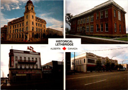 Canada Alberta Lethbridge Multi View Post Office Galt Museum McFarland Building & Alec Arms Hotel - Sonstige & Ohne Zuordnung