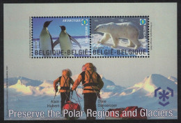 Belgium 2009 MiNr. 3930 - 3931 (Block 140) Belgien BIRDS ANIMALS Polar Regions And Glaciers S/sh MNH** 8.00 € - Pingouins & Manchots