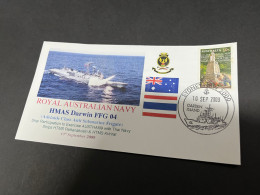 6-7-2023 (1 S 29) Royal Australian Navy Warship - HMAS Darwin FFG 04 (Thailand - Exercise AUSTHAI09) - Andere & Zonder Classificatie