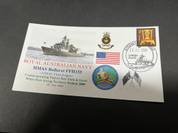 6-7-2023 (1 S 29) Royal Australian Navy Warship - HMAS Ballarat FFH 155 (Exercise Northern Trident 09 - New York Visit) - Altri & Non Classificati