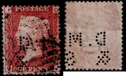 2762C - GREAT BRITAIN 1855- SC#:16-USED- PERFIN - Oblitérés