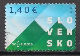 Slowakei (2016)  Mi.Nr.  793 X  Gest. / Used  (13fl06) - Oblitérés