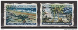 Nederlands Nieuw Guinea Dutch New Guinea 76 - 77 Used ; Pago Pago 1962 - Nouvelle Guinée Néerlandaise