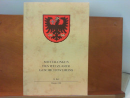 Mitteilungen Des Wetzlarer Geschichtsvereins - 38. Heft - Hessen