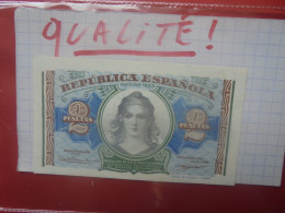 ESPAGNE 2 PESETAS 1938 Peu Circuler Belle Qualité (B.29) - 1-2 Peseten