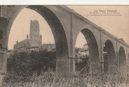 *** 81  ** ALBI  Vue Sur Le Viaduc La Cathédrale écrite TTB  - Albi