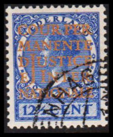 1934-1938. NEDERLAND. 12½ CENT Overprinted  „COUR PERMANENTE DE JUSTICE INTERNATIONALE“.  (Michel Di. 13) - JF534605 - Servizio