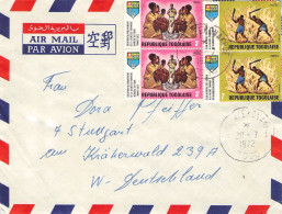 TOGO - AIRMAIL 1972 > STUTTGART/DE / *381 - Togo (1960-...)