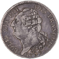 Monnaie, France, Louis XVI, 6 Livres, 1792, Paris, 2e Sem, TTB, Argent - Autres & Non Classés