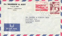 LEBANON - AIR MAIL 1960 > SCHWÄBISCH GMÜND/DE / *389 - Libanon