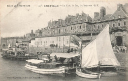 St Malo * La Cale , Le Bac Et Les Vedettes * Bateau Vapeur - Saint Malo