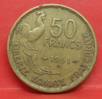 50 Francs Guiraud 1951 B - TB - Pièce Monnaie France - Article N°1003 - 50 Francs