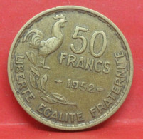 50 Francs Guiraud 1952 - TB - Pièce Monnaie France - Article N°1005 - 50 Francs