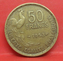 50 Francs Guiraud 1953 - TB - Pièce Monnaie France - Article N°1009 - 50 Francs