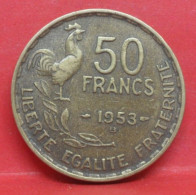 50 Francs Guiraud 1953 B - TTB - Pièce Monnaie France - Article N°1013 - 50 Francs