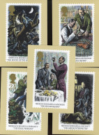 GRANDE BRETAGNE - SHERLOCK HOLMES - CARTE MAXIMUM - N° Yvert 1698/1702 - Cartes-Maximum (CM)