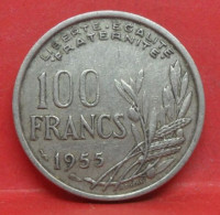 100 Francs Cochet 1955 B - TB - Pièce Monnaie France - Article N°1018 - 100 Francs