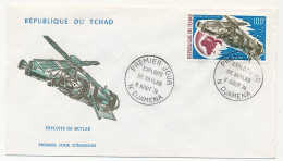 TCHAD => Envel FDC - 100F Exploits De Skylab - 6 Aout 1974 - N'DJAMENA - Tchad (1960-...)