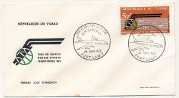 TCHAD => Envel FDC - 50F Air Afrique - 19 Novembre 1963 - FORT-LAMY - Ciad (1960-...)