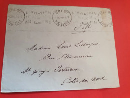 Enveloppe En Fm De Brest Pour St Quay Portrieux En 1939 - Réf 1399 - Cartas & Documentos