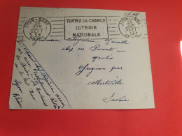 Enveloppe En Fm De Lyon Pour Albertville En 1939 - Réf 1406 - WW II