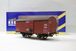 REE - Wagon PRIMEUR 10T PLM Rouge Sideros ép. II / IIIA Réf. WB-760 Neuf NBO HO 1/87 - Güterwaggons